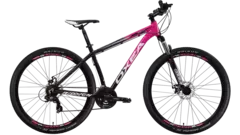 Bicicleta MTB Riddich 21VEL R29 Negro/Fucsia - OXEA
