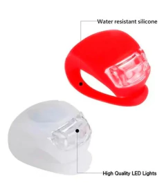 Luz silicona 2 LED rojo y blanco delantera trasera HJ008-2 - LifeTime en internet