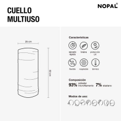 Cuello Térmico Deportivo multifunción - Nopal - comprar online