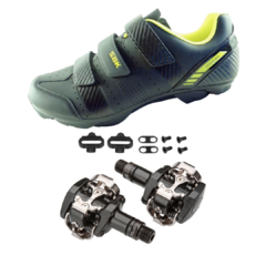 Zapatilla ciclismo MBT Protect SBK + Pedales MTB Shimano M505 con calas