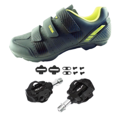 Zapatilla ciclismo MBT Protect SBK + Pedales MTB SLP con calas