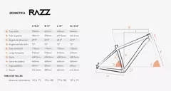 Imagen de Bicicleta MTB aluminio Shimano CUES 18VEL R29 Gris/Rojo RAZZ - VOLTA