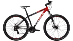 Bicicleta MTB Riddich 21VEL R29 Negro/Rojo - OXEA - comprar online
