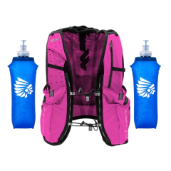 Combo chaleco WEIS Simer II 10L + 2 botellas flexibles 500cc