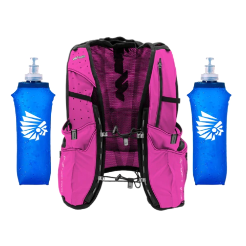 Combo chaleco WEIS Simer II 10L + 2 botellas flexibles 500cc