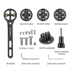 Soporte ciclocomputadora manubrio integrado ruta mtb - Rockbros - comprar online