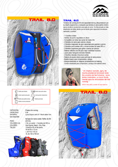 Combo chaleco NAVAJO Trail 8.0L + bolsa de hidratación 2L + 2 botellas flexibles 500cc - comprar online
