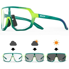 Lentes Fotocromáticos Ciclismo Running Verde/Amarillo - SCVCN