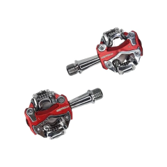 Pedales MTB ZP-108s rojo con calas - Zeray
