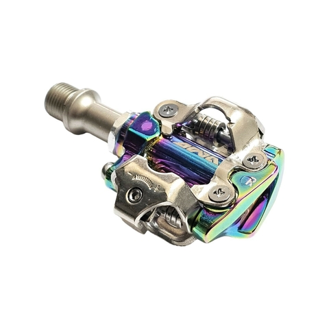 Pedales Mtb Spd Tornasolado Ped04019 Con Calas - AWA
