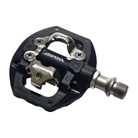 Pedales Mixtos Mtb Spd Ped04008 Con Calas - Awa