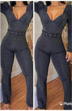Macacão Longo Lurex - comprar online