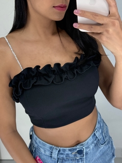 Cropped Babado - comprar online