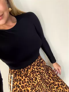 Body Poliamida Manga Longa - Pink Store