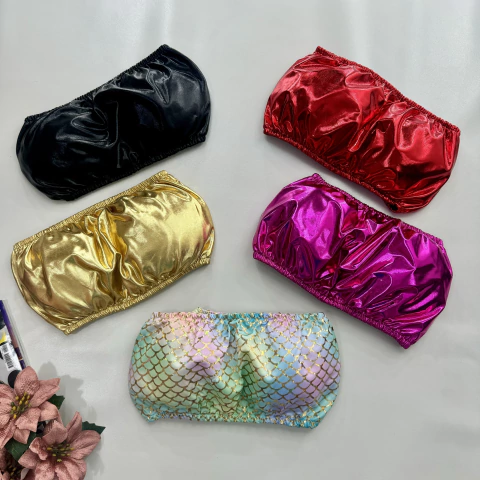 Cropped Faixa Metalizado