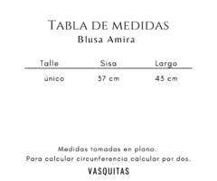 Imagen de BLUSA AMIRA - SIN CAMBIO