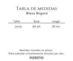 BLUSA BOGOTA - SIN CAMBIO - comprar online