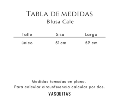 BLUSA CALE - SIN CAMBIO