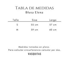 BLUSA ELENA - SIN CAMBIO - comprar online