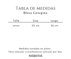 BLUSA GEORGINA - SIN CAMBIO - comprar online