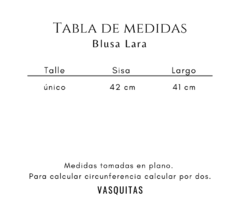 BLUSA LARA - SIN CAMBIO