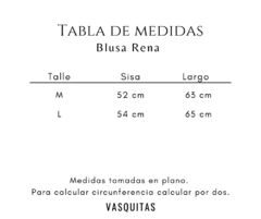 BLUSA RENATA - SIN CAMBIO en internet