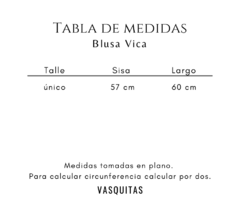 BLUSA VICA - SIN CAMBIO - comprar online