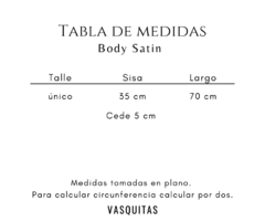BODY SATIN - SIN CAMBIO