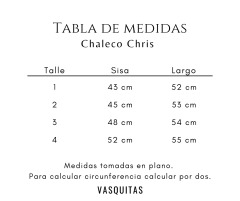 CHALECO CHRIS NEGRO - SIN CAMBIO