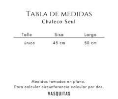 CHALECO SEUL - SIN CAMBIO - comprar online