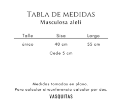 MUSCULOSA ALELI - SIN CAMBIO
