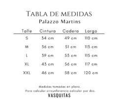 PANTALON MARTINS TIZA | TALLE S AL XXL - SIN CAMBIO - comprar online