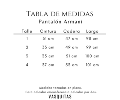 PANTALÓN ARMANI VERDE - SIN CAMBIO - comprar online