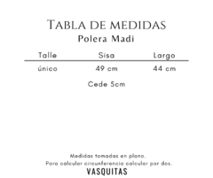 POLERA MADI RAYADA - SIN CAMBIO - comprar online