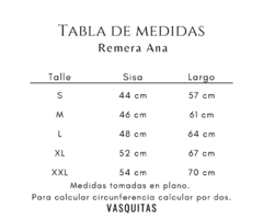 Imagen de REMERA ANA VERDE | Talle S al XXL - SIN CAMBIO