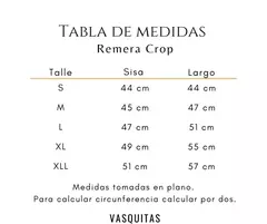 REMERA CROP ROSA - 5 talles - SIN CAMBIO - VASQUITAS