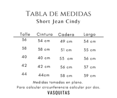 SHORT JEAN CINDY - SIN CAMBIO - comprar online