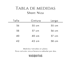 SHORT NIZA - SIN CAMBIO