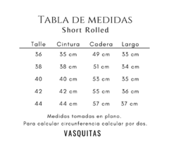 SHORT JEAN ROLLED - SIN CAMBIO
