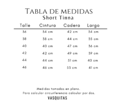 Imagen de SHORT TINNA | TALLE 36-46 - SIN CAMBIO