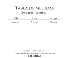 SWEATER ANTONIA - SIN CAMBIO