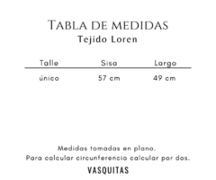Imagen de TEJIDO LOREN NATURAL - SIN CAMBIO