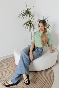 REMERA CROP VERDE | Talle S al XXL