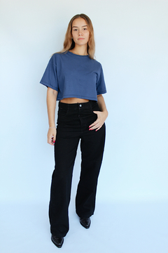 REMERA CROP AZUL | Talle S al XXL - SIN CAMBIO en internet