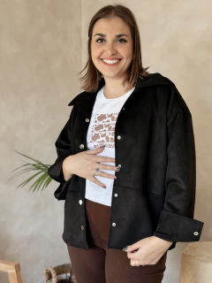 CAMPERA MARCIA NEGRO - SIN CAMBIO - VASQUITAS