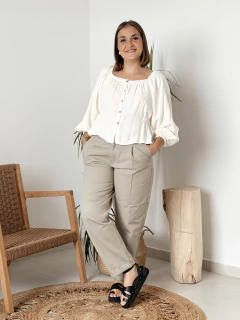 PANTALON AMARI VERDE | Talle 36 al 44 - SIN CAMBIO - VASQUITAS
