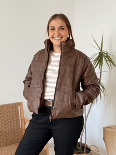 CAMPERA MAXIMA ECOCUERO - VASQUITAS