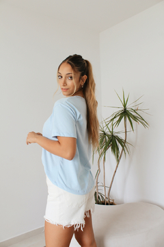 REMERA ARIANA CELESTE | TALLE S-XXL