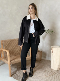 CAMPERA JOSEFA NEGRO - SIN CAMBIO - VASQUITAS