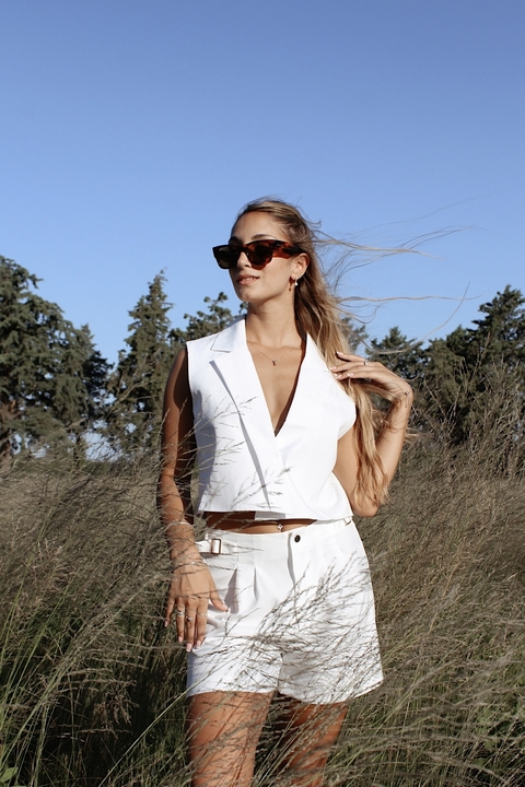 SHORT INDONESIA BLANCO - SIN CAMBIO - comprar online